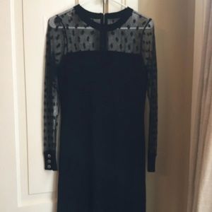 Black long sleeve dress